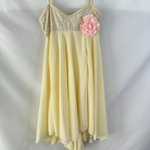Cream Babydoll Lyrical Dress - Picture 1 of 7